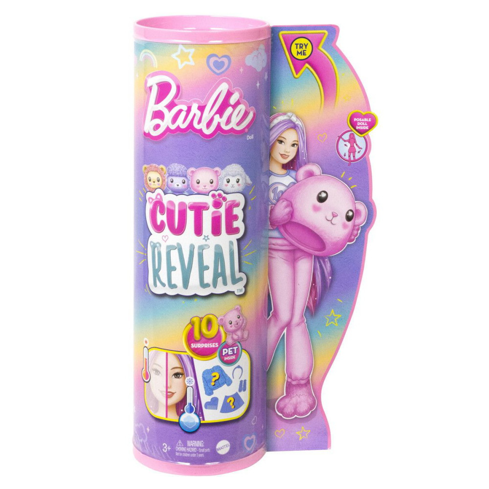 Barbie Cutie Reveal Barbie Cozy Teddy Tee