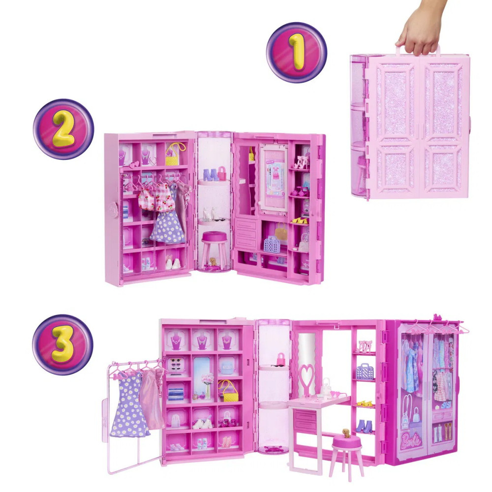 Barbie drømmegarderobe