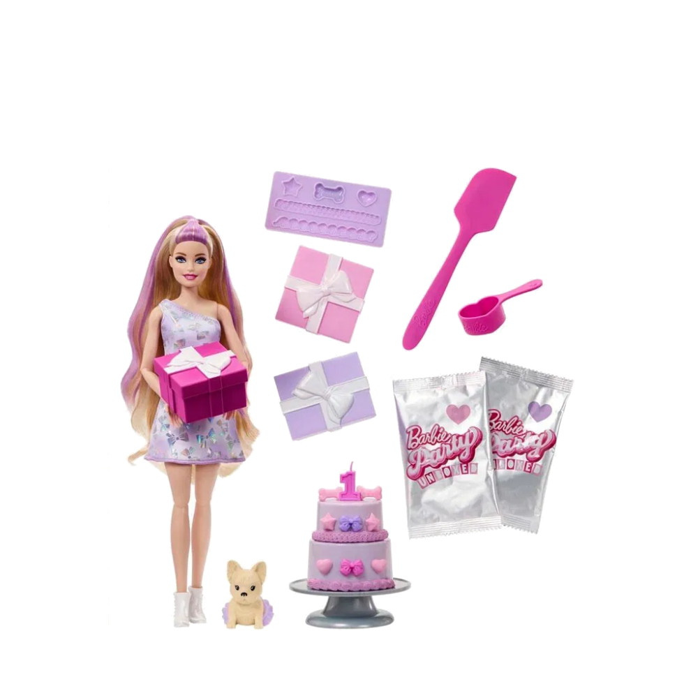 Barbie - Party Unboxed Blond dukke