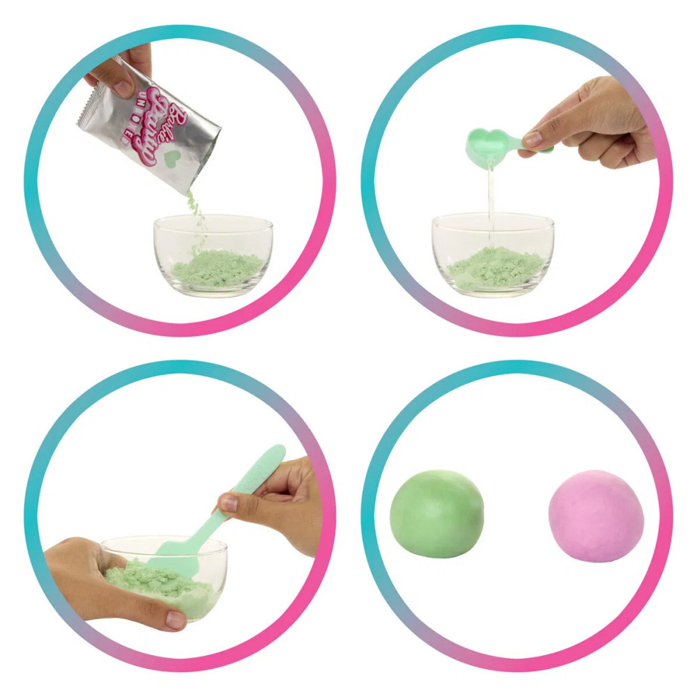 Barbie - Party Unboxed Mørk brunette dukke