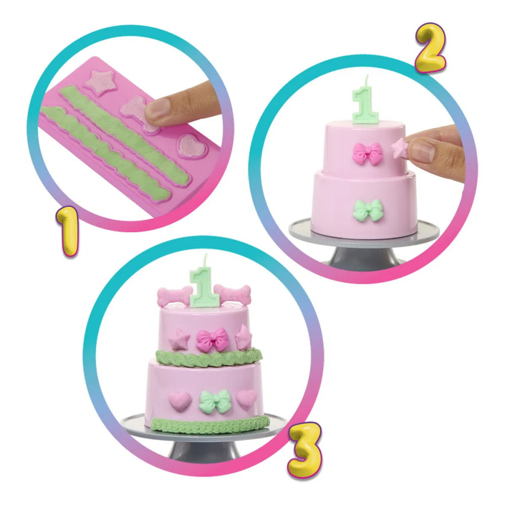 Barbie - Party Unboxed Mørk brunette dukke