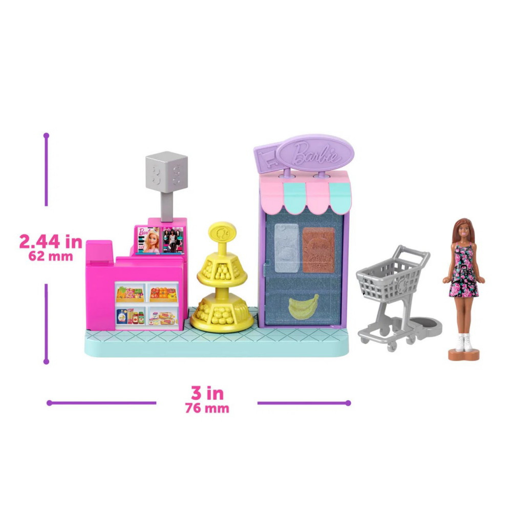 Barbie - Mini BarbieLand Købmand