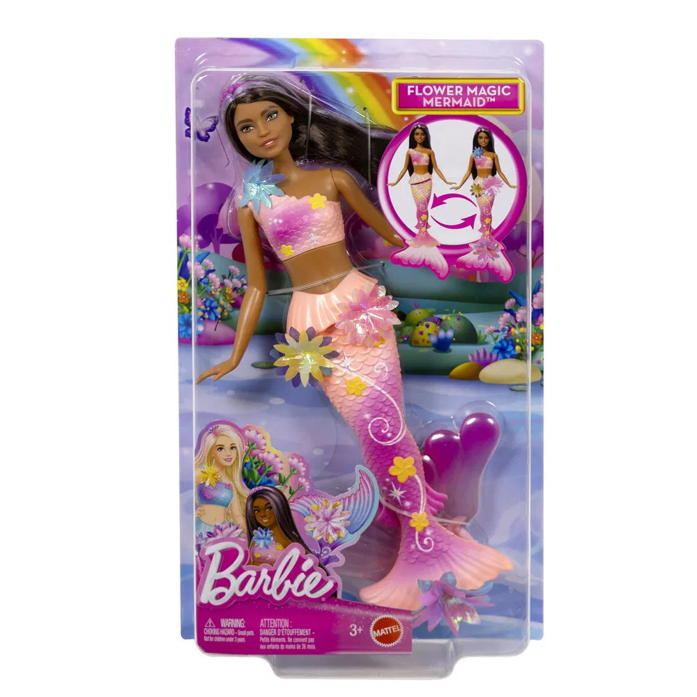Barbie Flower Magic Mermaid Pink