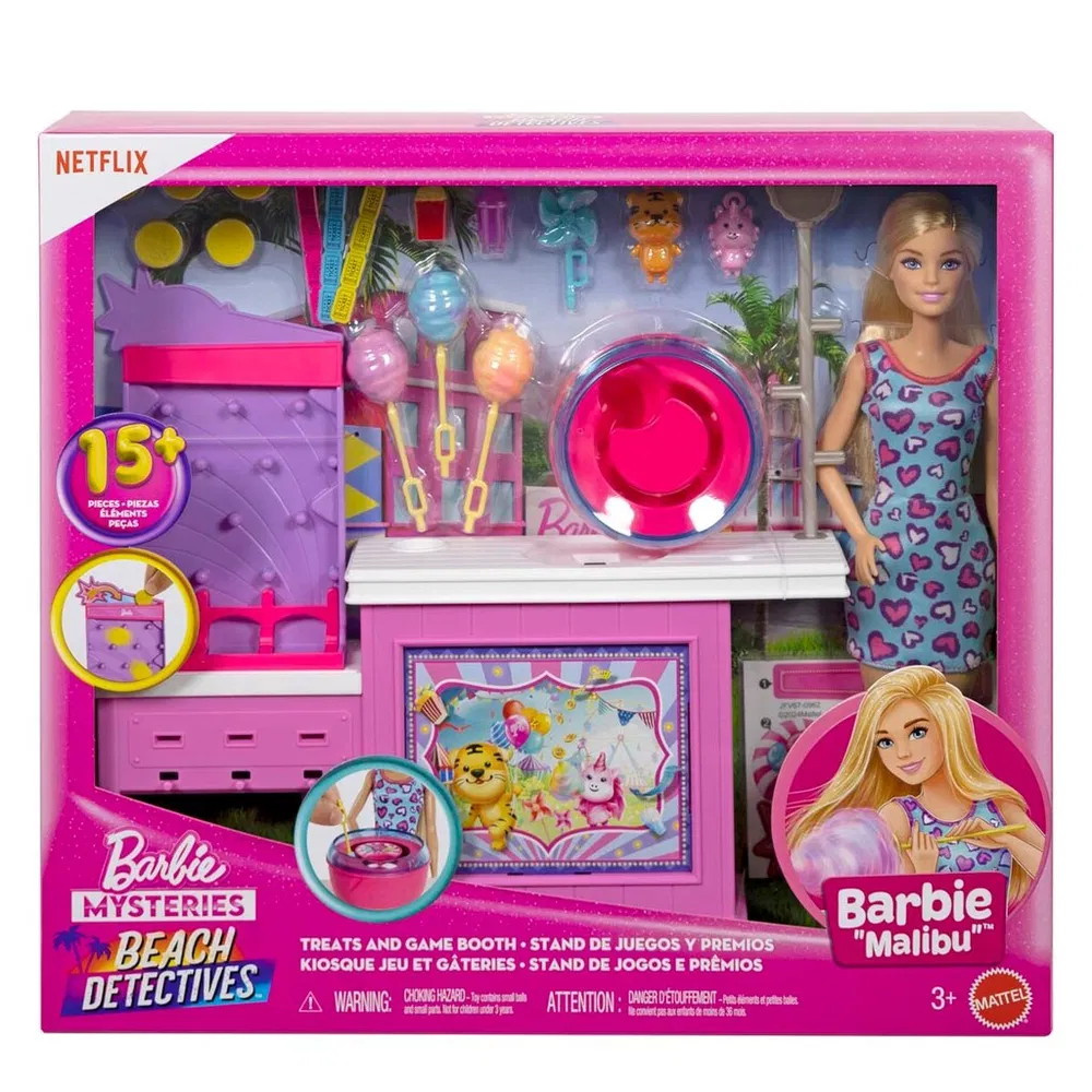 Barbie Mysteries Cotton Candy & Games Playset