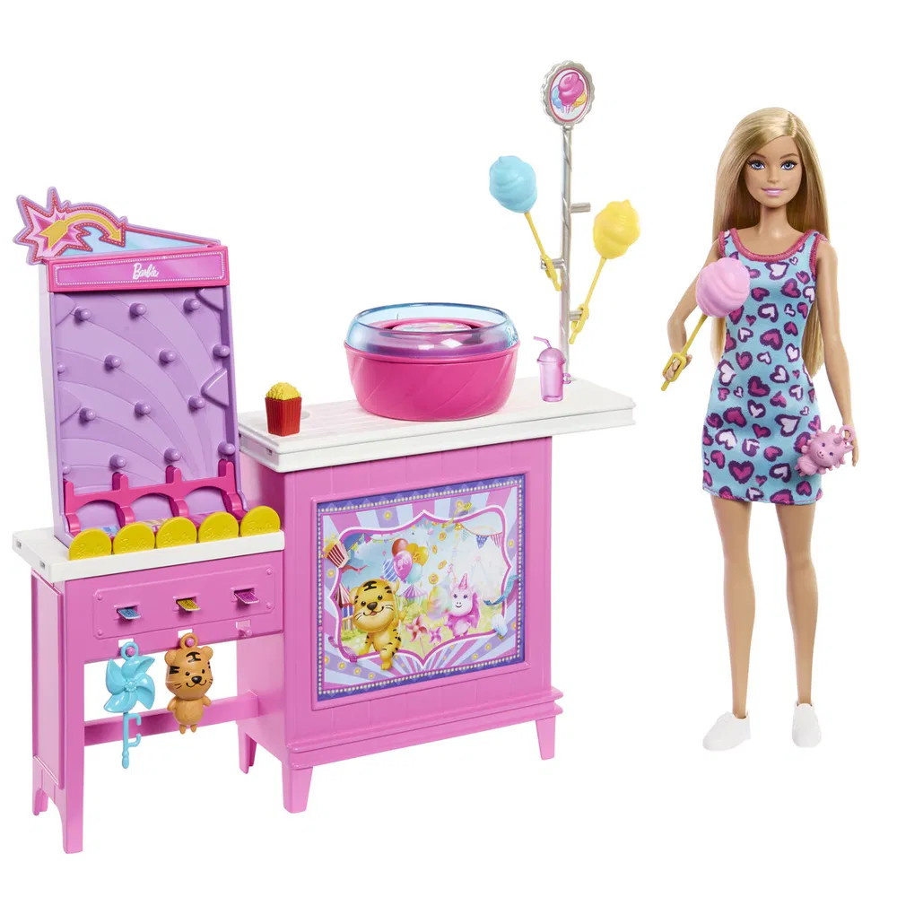 Barbie Mysteries Cotton Candy & Games Playset