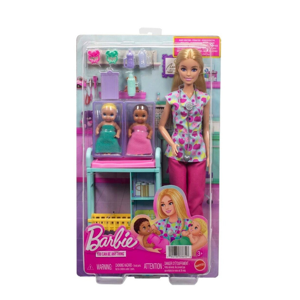 Barbie Legesæt Career Baby Doctor