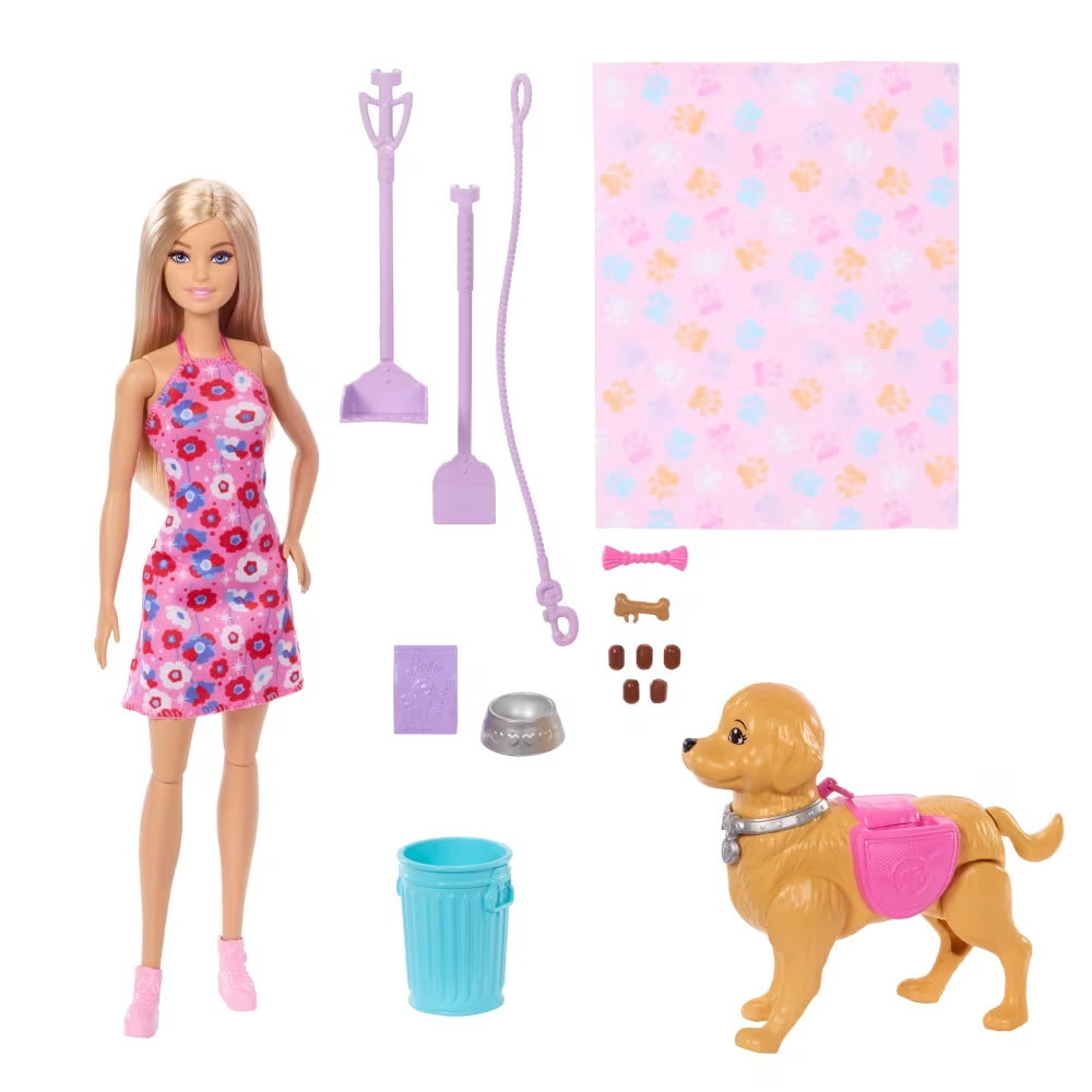 Barbie Puppy Walks!