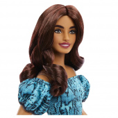 Barbie Fashionista Style - Turkis nederdel og top med slangemønster #250 Barbie Fashionista Style - Turkis nederdel og top med slangemønster #250