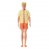 Barbie Fashionista Style Ken - Prikkede shorts og stribet skjorte #252 Barbie Fashionista Style Ken - Prikkede shorts og stribet skjorte #252
