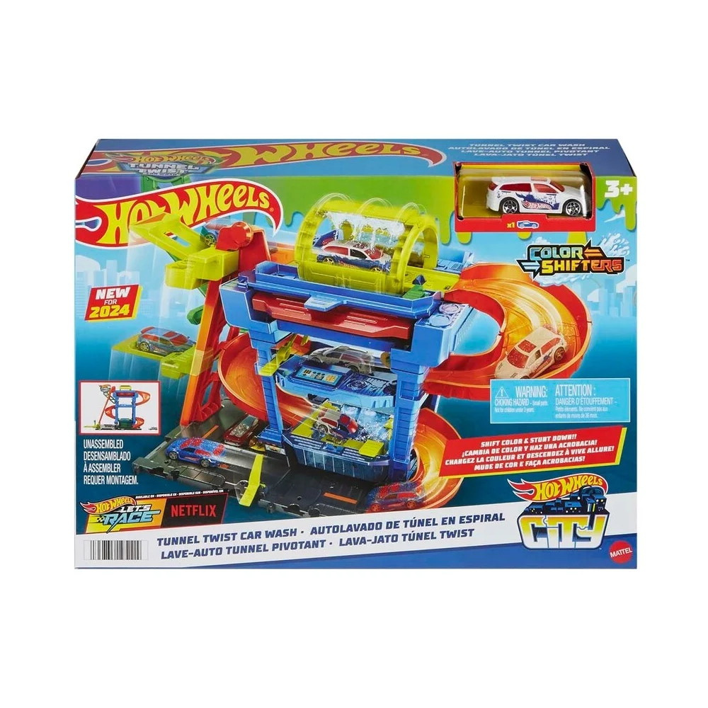 Hot Wheels City Tunnel Twist Car Wash