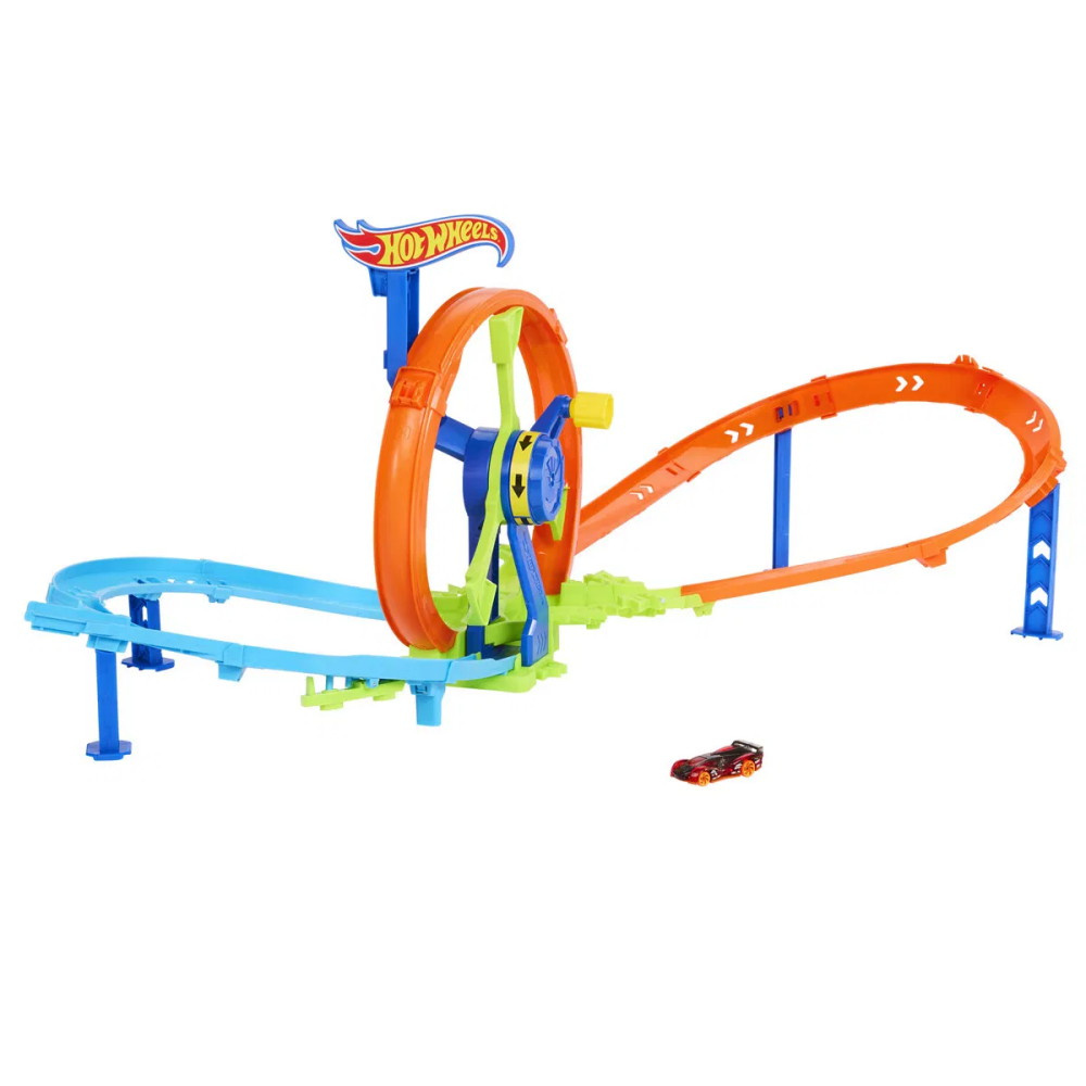 Hot Wheels Stuntspor hurtig start og loop