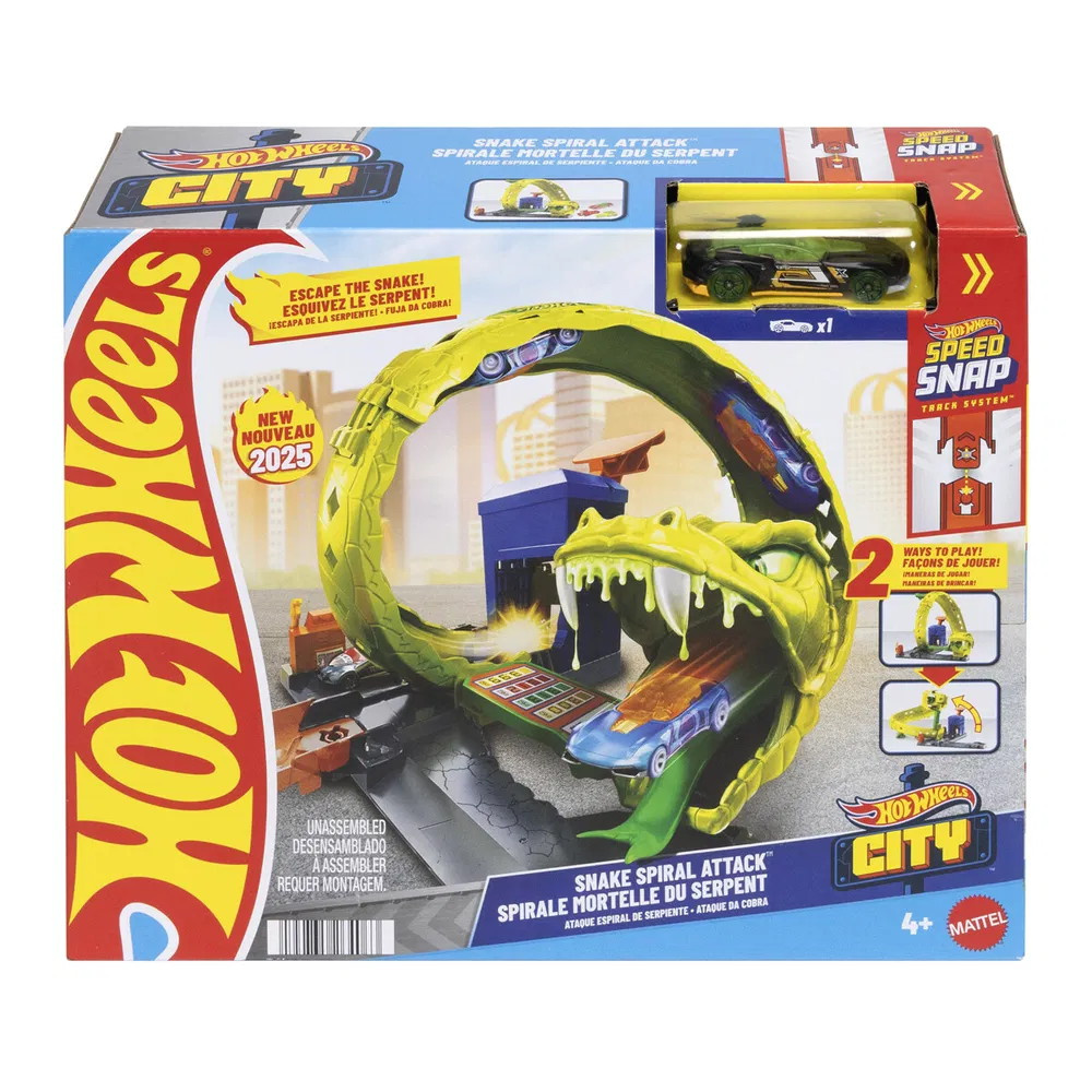Hot Wheels City Snake Spiral Attack