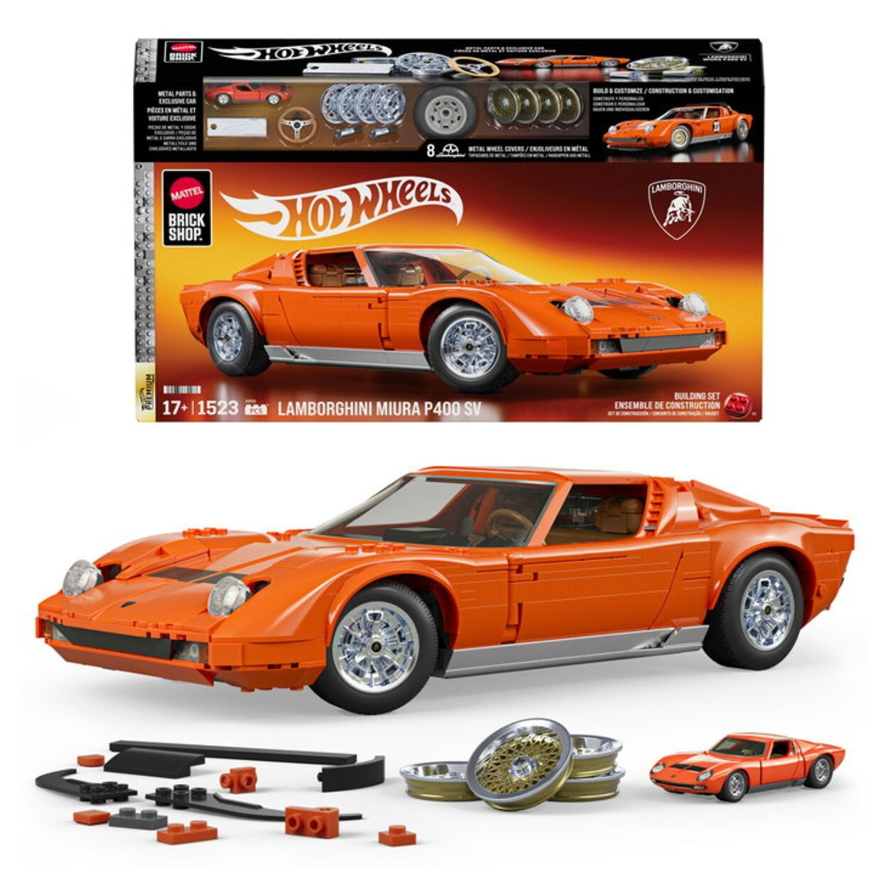 Hot Wheels Brick Shop Lamborghini Miura P400 SV 