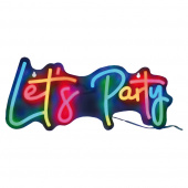 LED Neon Sign - Let's Party LED Neon Sign - Let's Party