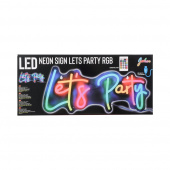 LED Neon Sign - Let's Party LED Neon Sign - Let's Party