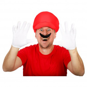 Plumber Kit Udklædningssæt Rød Plumber Kit Udklædningssæt Rød
