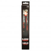 Bleeding Candles Lys Sort 2 pak Bleeding Candles Lys Sort 2 pak