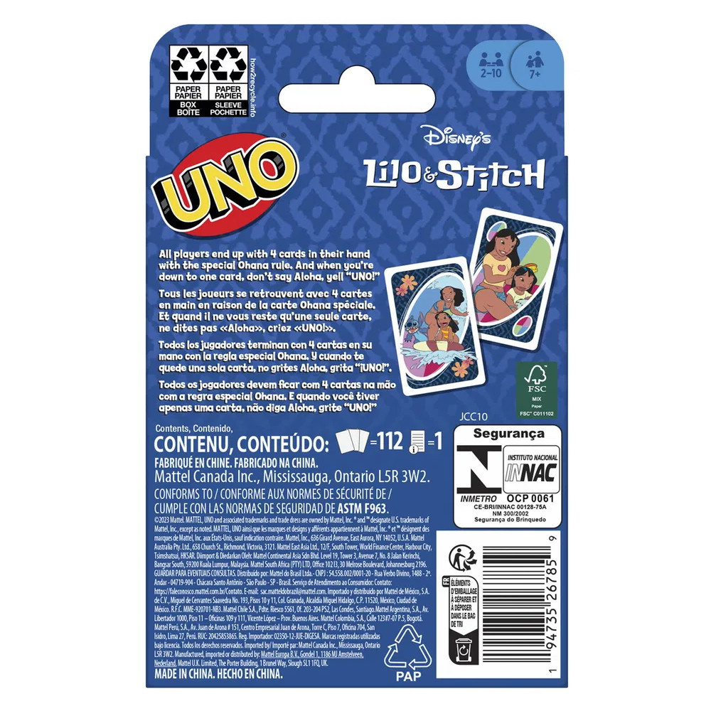 UNO Lilo & Stitch
