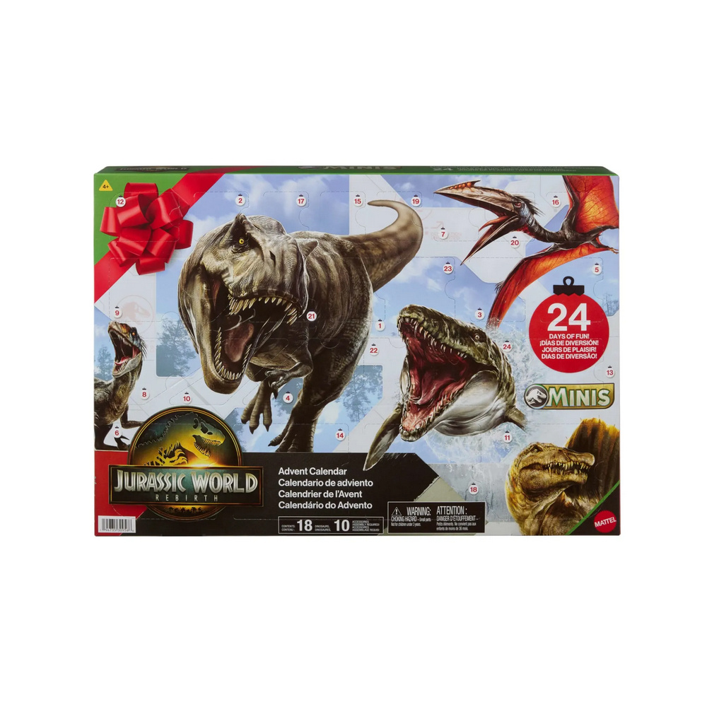 Jurassic World Rebirth Advent Calendar 2025