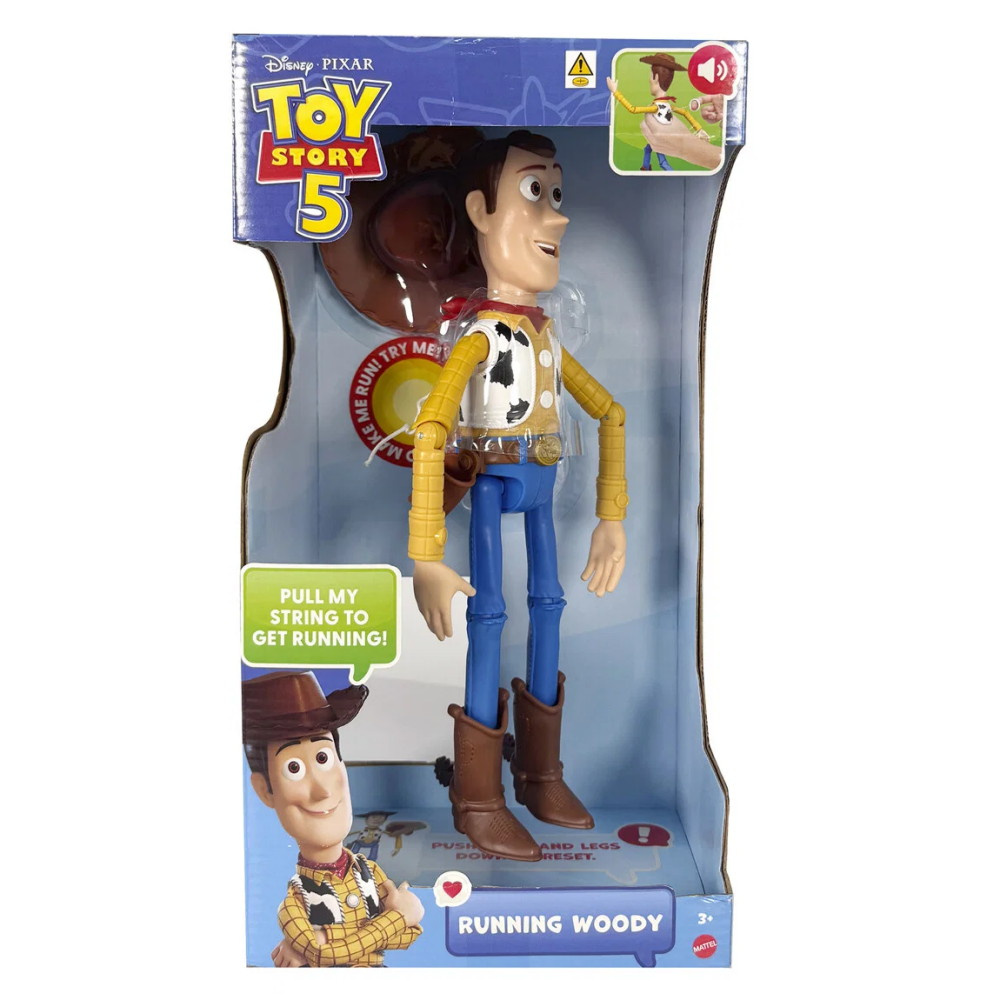 Pixar Toy Story 5 - Running Woody 30 cm 