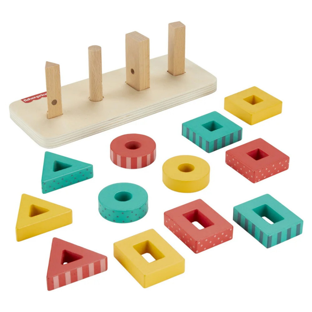 Fisher Price Wood Shape Stacker