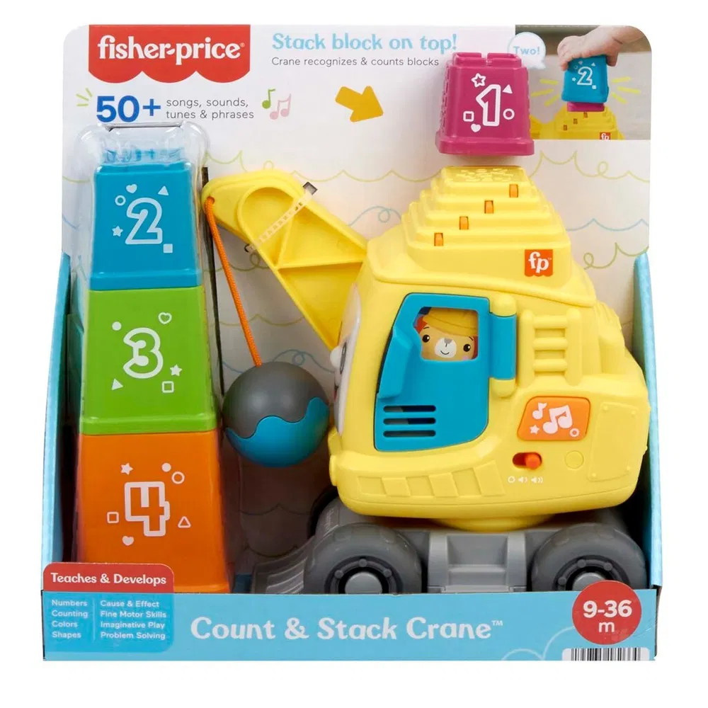 Fisher-Price Tælle- og stablingskran