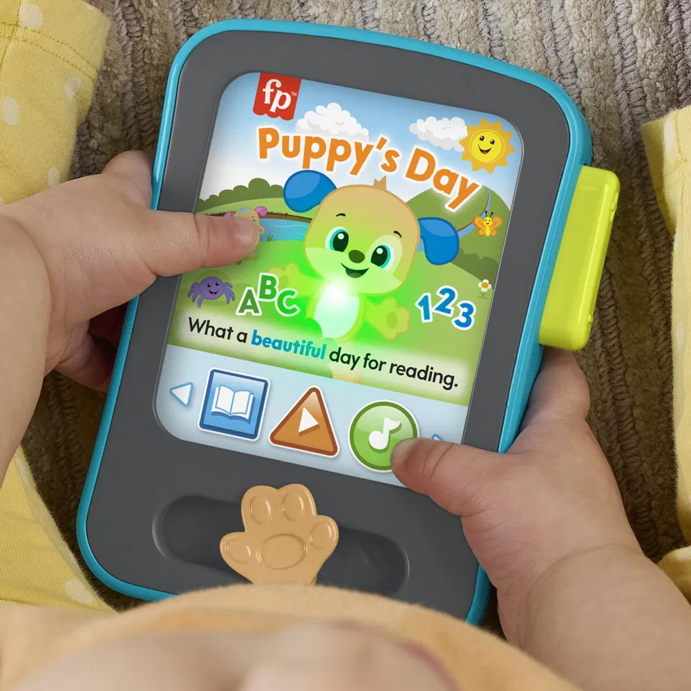 Fisher Price grin og lær - historielæser