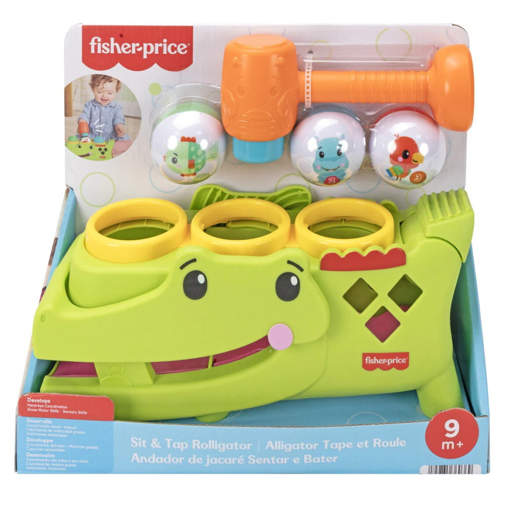 Fisher-Price Sit & Tap Rolligator - Boltbræt