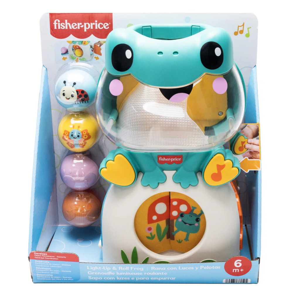 Fisher-Price Light-Up & Roll Frog