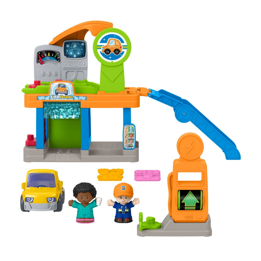 Fisher Price Little People Lets Go Service Station Legesæt 