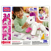 MEGA Bloks Build & Enchant Unicorn 26 Dele MEGA Bloks Build & Enchant Unicorn 26 Dele