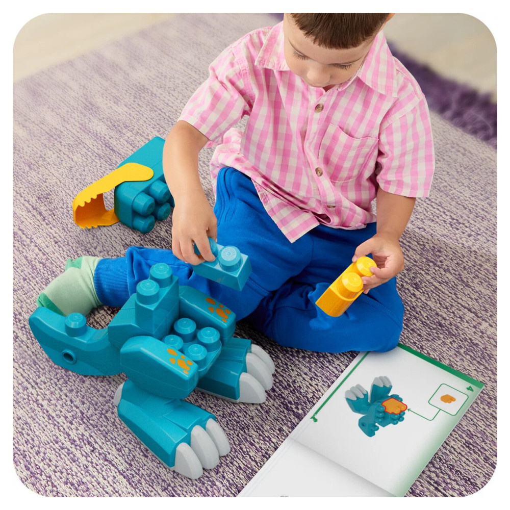 MEGA Bloks Build & Chomp Dinosaur 25 Dele
