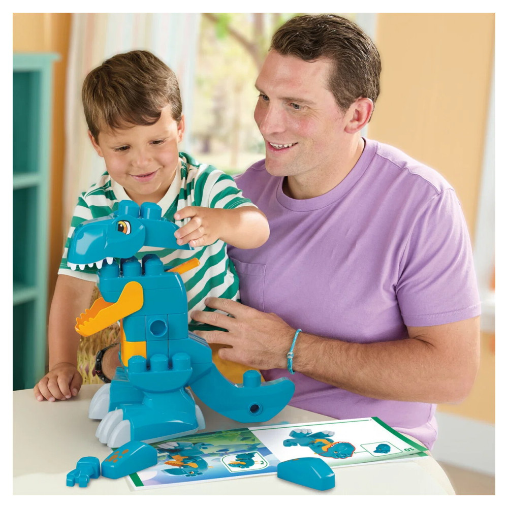 MEGA Bloks Build & Chomp Dinosaur 25 Dele