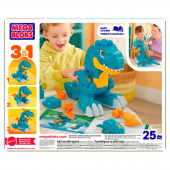 MEGA Bloks Build & Chomp Dinosaur 25 Dele MEGA Bloks Build & Chomp Dinosaur 25 Dele
