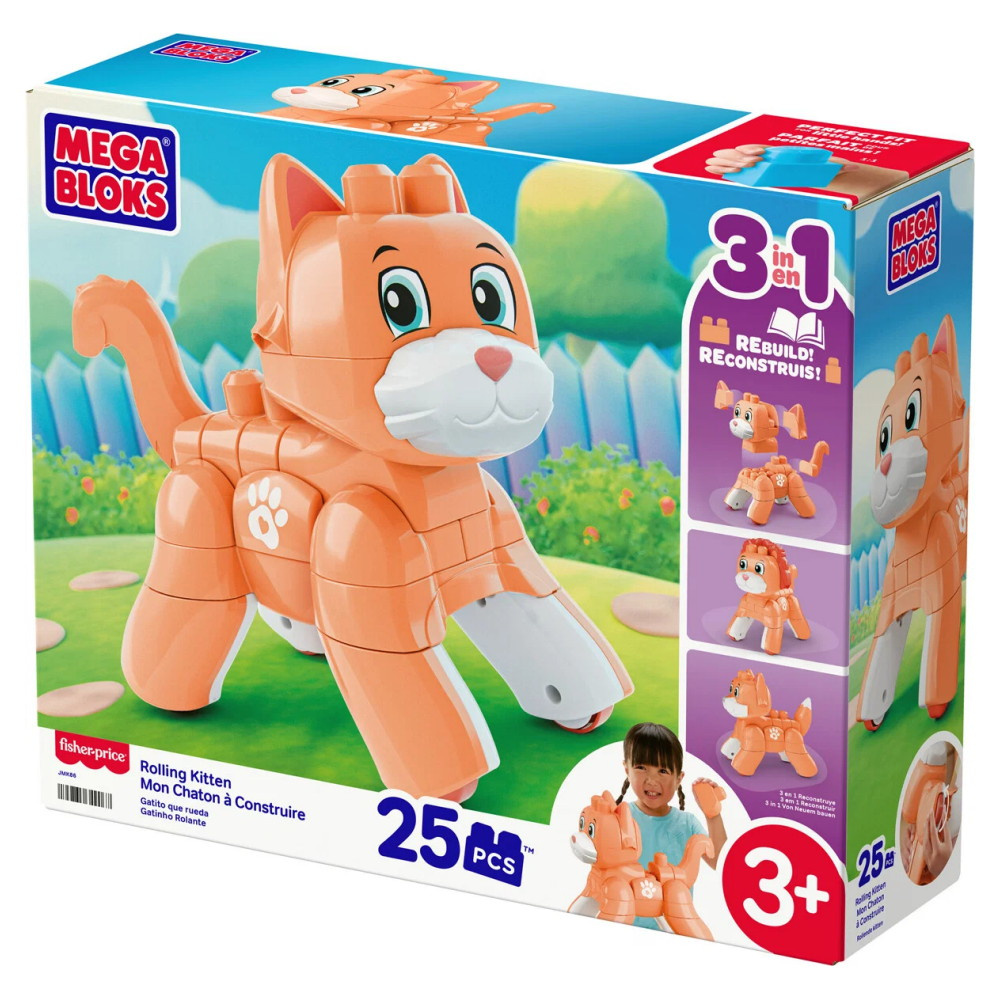 MEGA Bloks Rolling Kitten 25 Dele