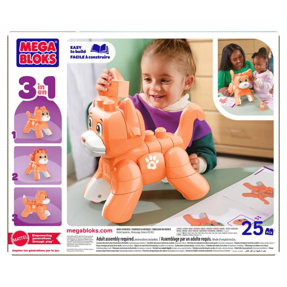 MEGA Bloks Rolling Kitten 25 Dele