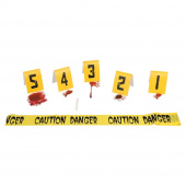 Crime Scene Set Dekoration Crime Scene Set Dekoration
