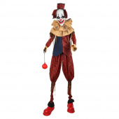 Standing Animated Clown Dekoration 250 cm Standing Animated Clown Dekoration 250 cm