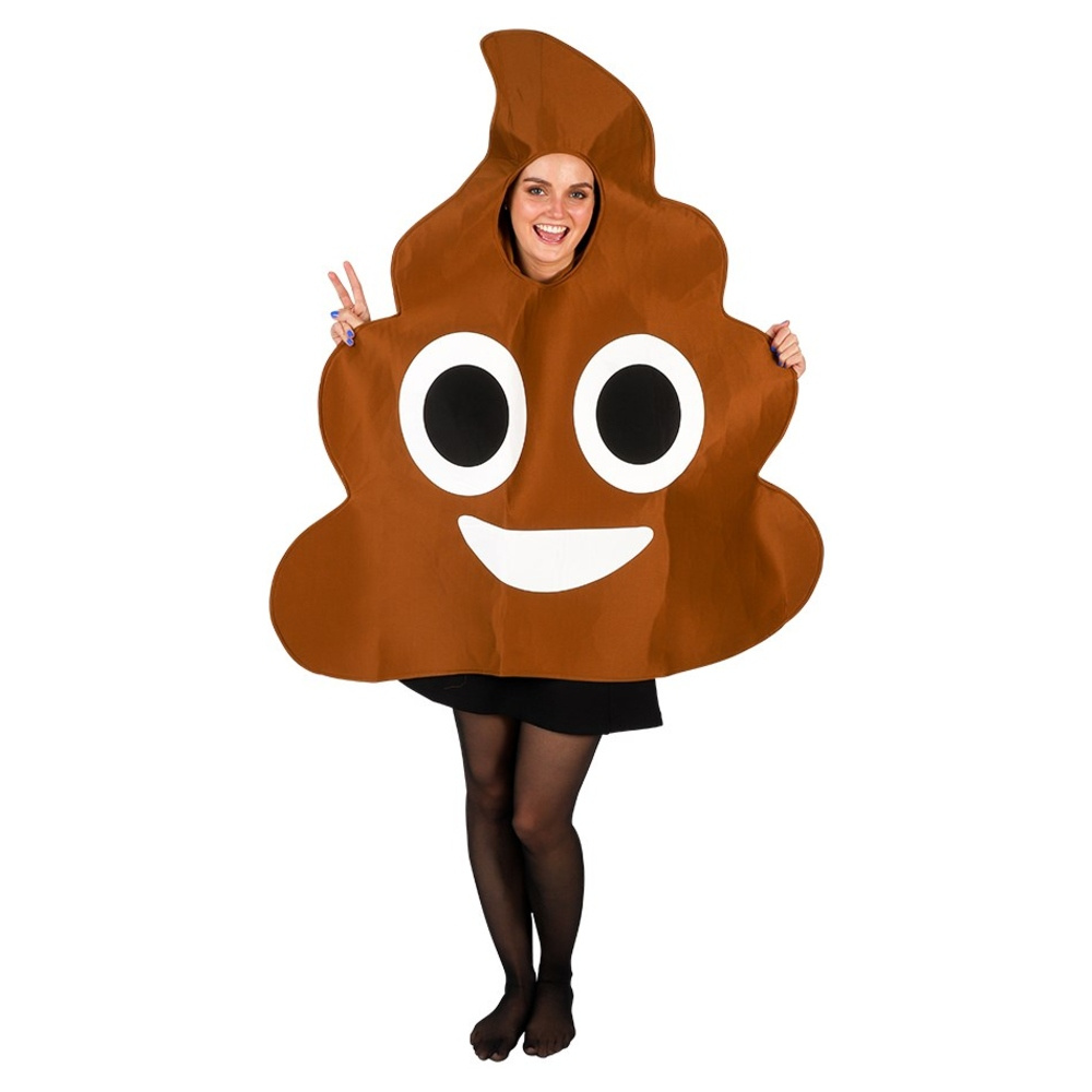 Poop Adult  Dragt Brun One size