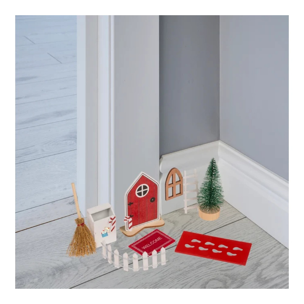 Xmas elf door set - Juledekoration