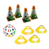 Fodboldsæt med kegler og markører Fodboldsæt med kegler og markører
