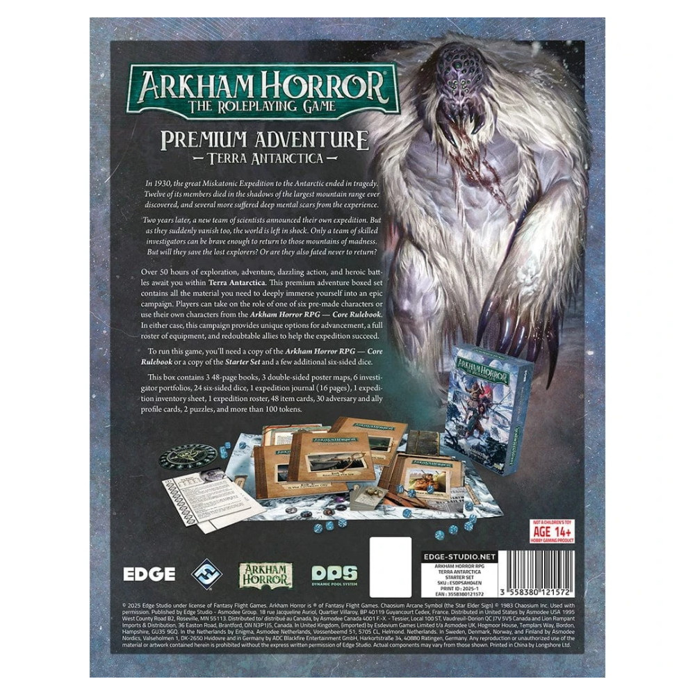 Arkham Horror RPG: Terra Antarctica - Premium Adventures