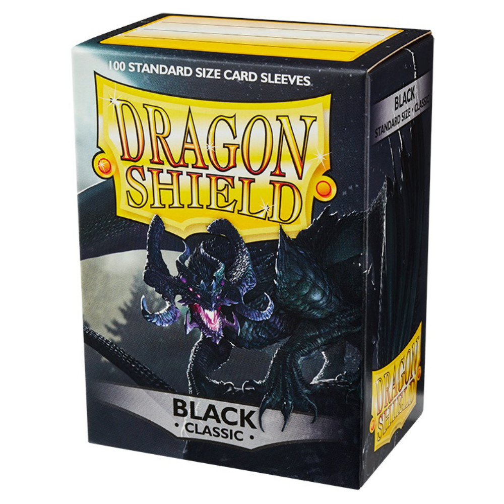 Sleeves Dragon Shield - Classic 63 x 88 mm Black