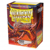 Sleeves Dragon Shield - Matte 63 x 88 mm Red