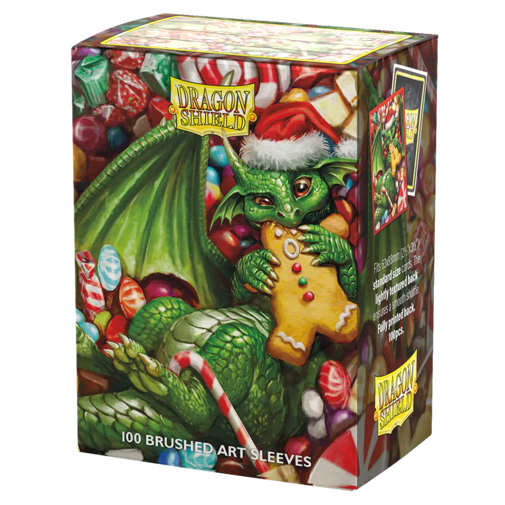 Sleeves Dragon Shield - 63 x 88 mm Christmas Dragon 2024