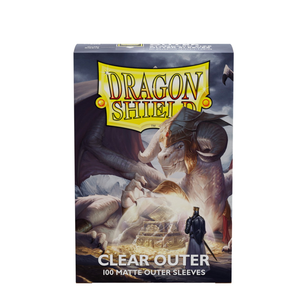 Outer Sleeves Dragon Shield - Matte 63 x 88 mm Clear