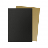 Sleeves Dragon Shield Matte Dual - 63 x 88 mm Black & Gold Sleeves Dragon Shield Matte Dual - 63 x 88 mm Black & Gold