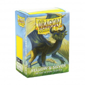 Sleeves Dragon Shield Matte Dual - 63 x 88 mm Yellow & Silver Sleeves Dragon Shield Matte Dual - 63 x 88 mm Yellow & Silver