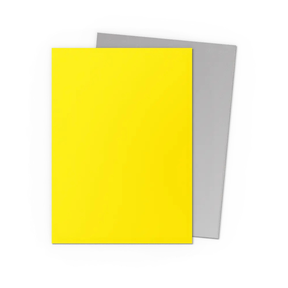 Sleeves Dragon Shield Matte Dual - 63 x 88 mm Yellow & Silver