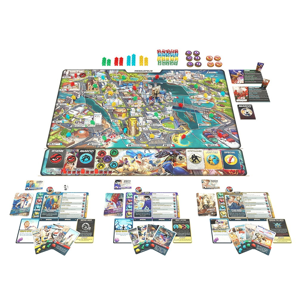 Freedom Five: A Sentinel Comics Board Game